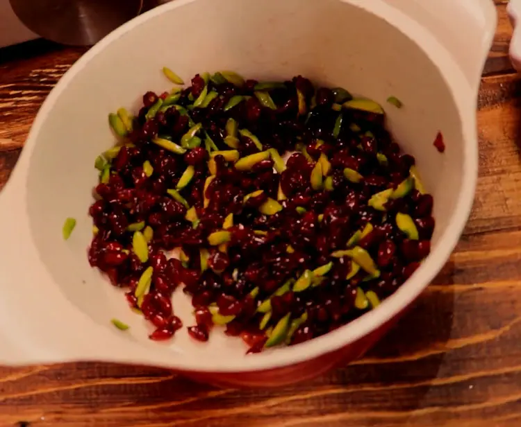 barberries (Zereshk) and pistachio