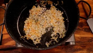fry onions