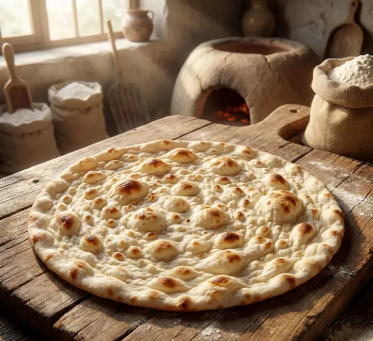 Taftoon bread or noon taftoon